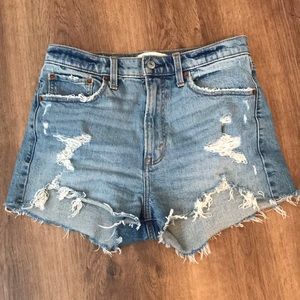 High Rise Abercrombie Mom Shorts